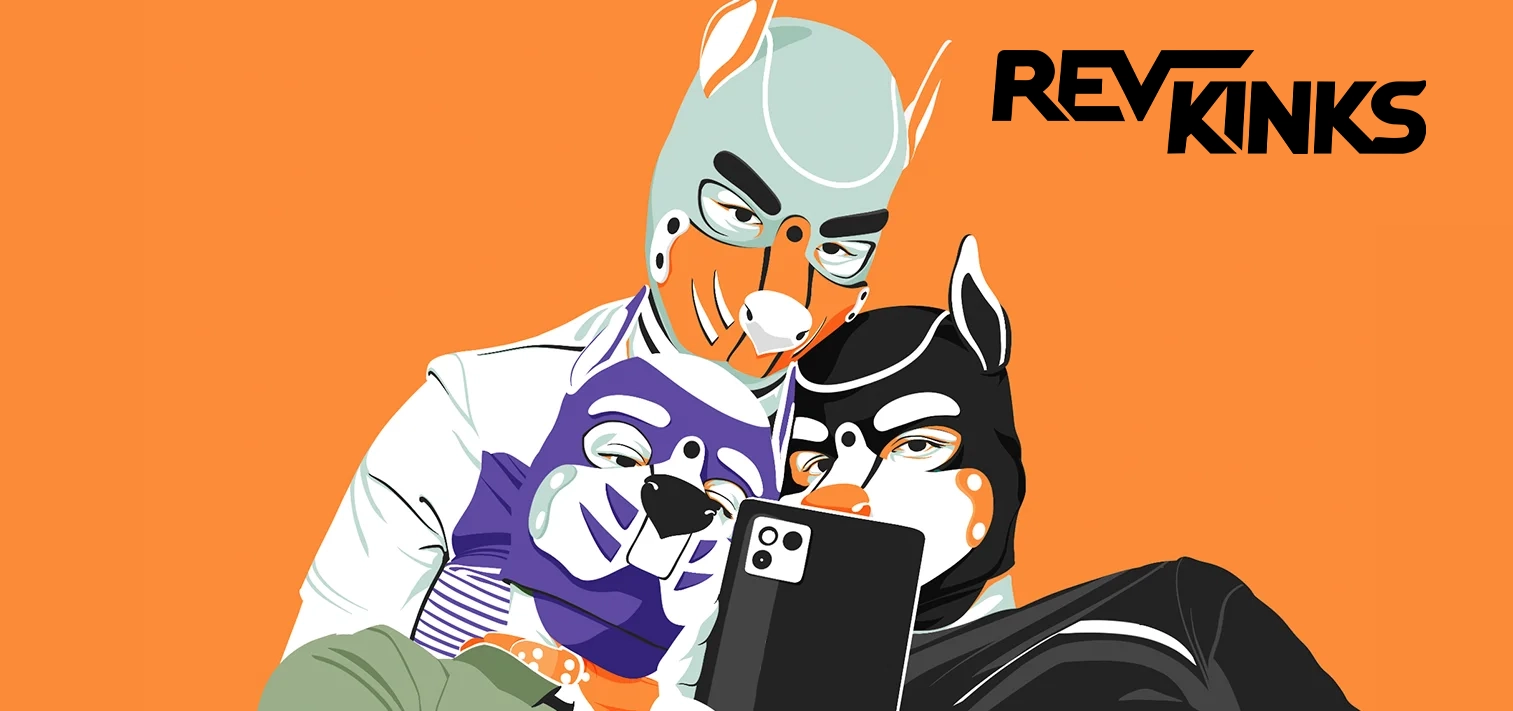 Illustration puppy play et dog training - Guide fétiche Revkinks