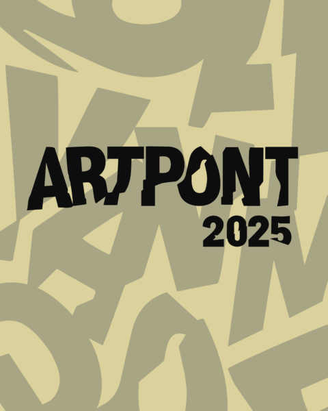 Typographie inspirée Artpop – Artpont 2025