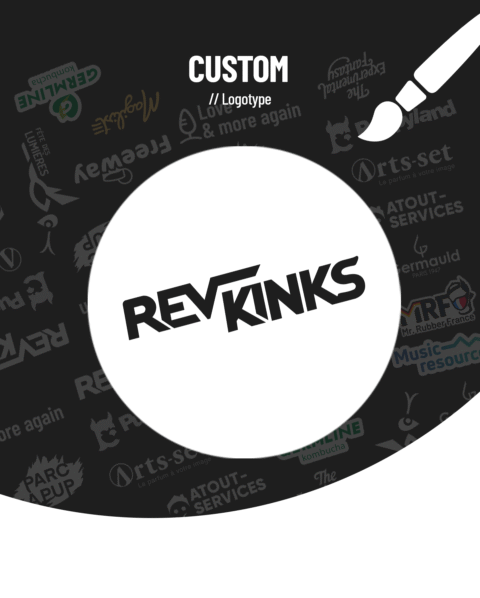 Création de logo sur mesure – exemple de logotype professionnel pour marque de vêtements