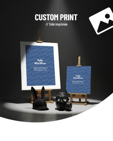 Impression personnalisée - Toile 40x50cm